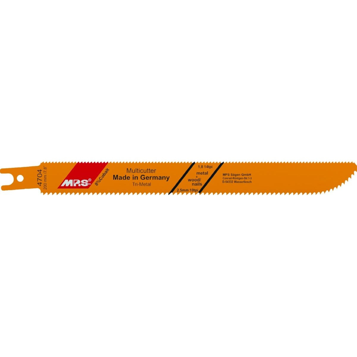 MPS - Hoja de sierra de sable Profi-Line 4704