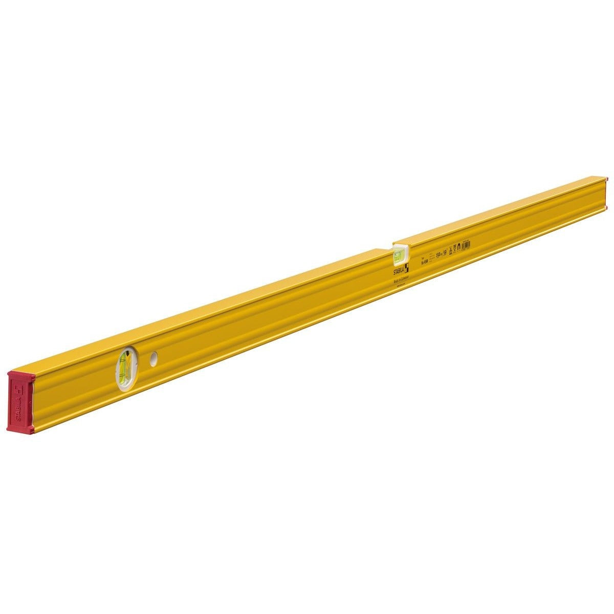 Stabila 191825 - 150 cm 80ASM bubble level with magnetic base.