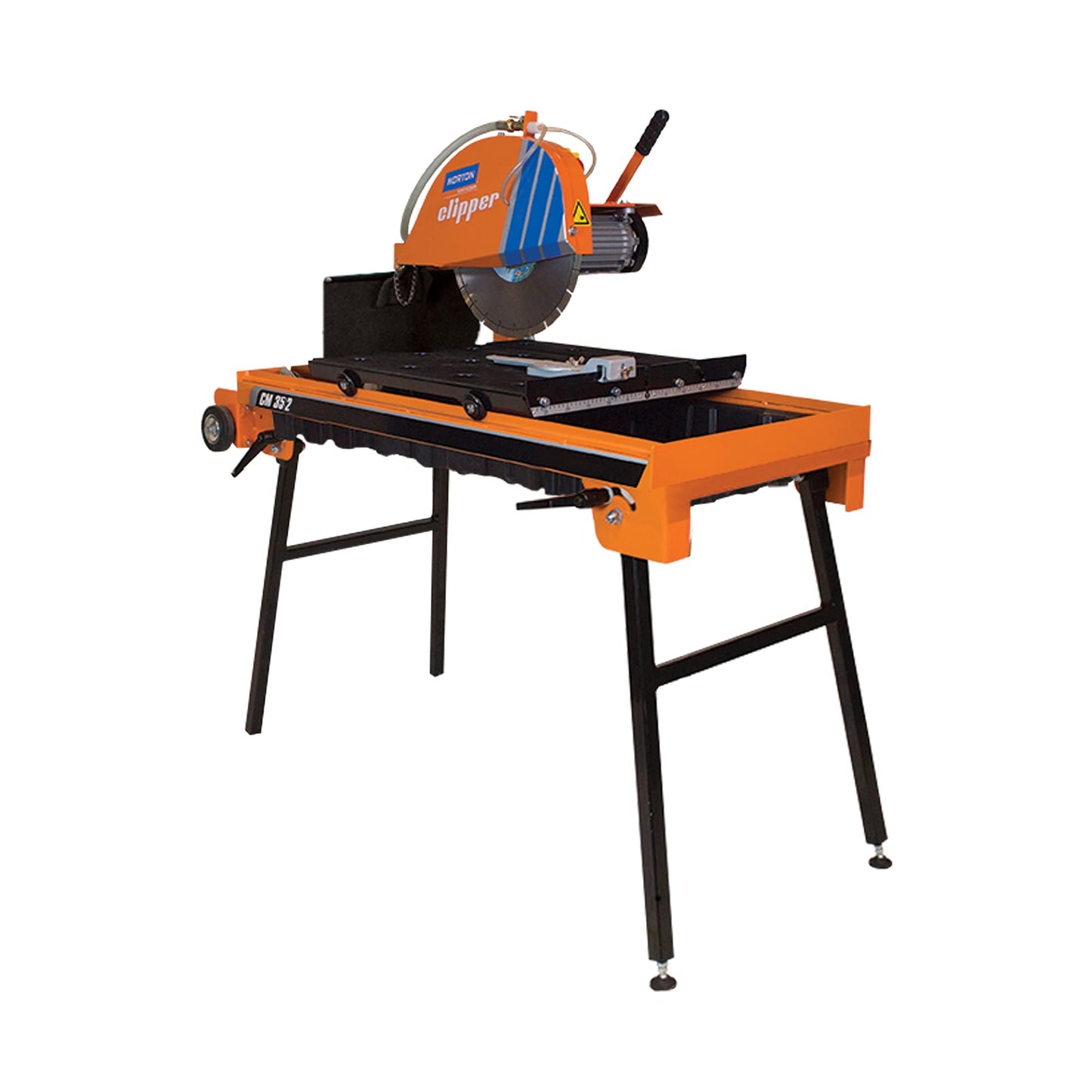 Norton 70184607386 - Cortadora de obra Clipper CM352, 230 V, 2,2 kW, disco 350 x 25,4 mm, con disco de diamante