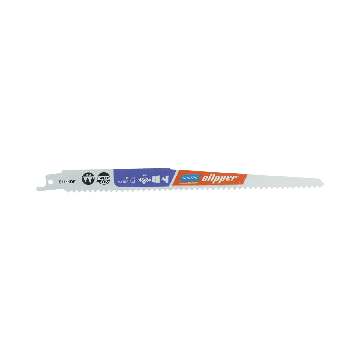 Norton 70184608359 - Hoja de sierra de sable S1111DF, bimetal, 6 TPI, 228 mm, madera y metal (Lote de 2 uds)
