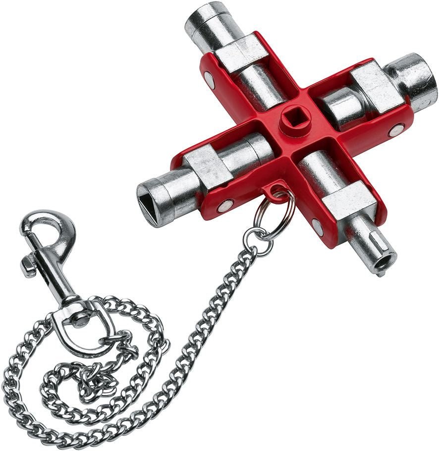 NWS 2005 - 6 - SB - Llave con ocho tipos diferentes de cierres de armarios eléctricos - Ferrotecnia