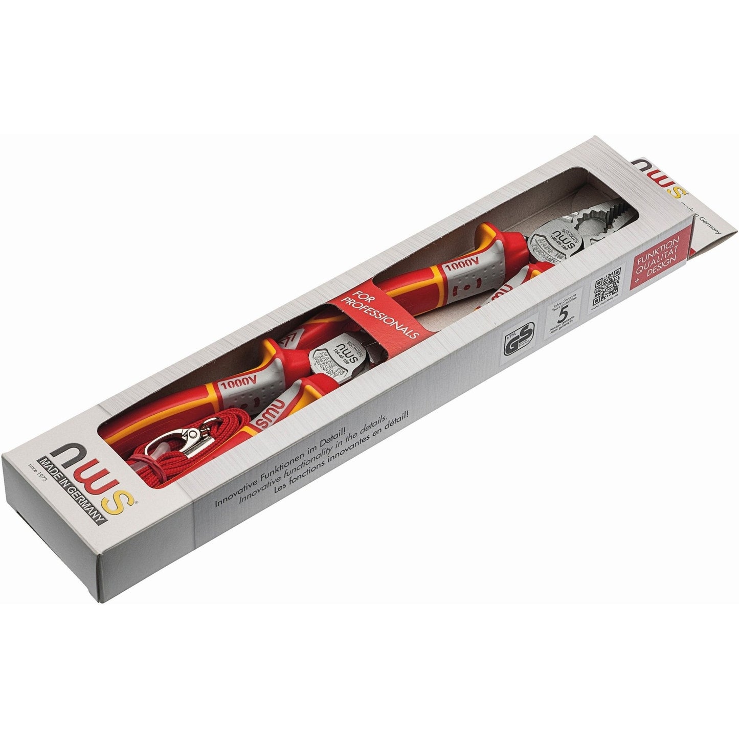 NWS 860-2VDE - Juego alicate universal VDE CombiMax 180 + alicate corte diagonal VDE 160
