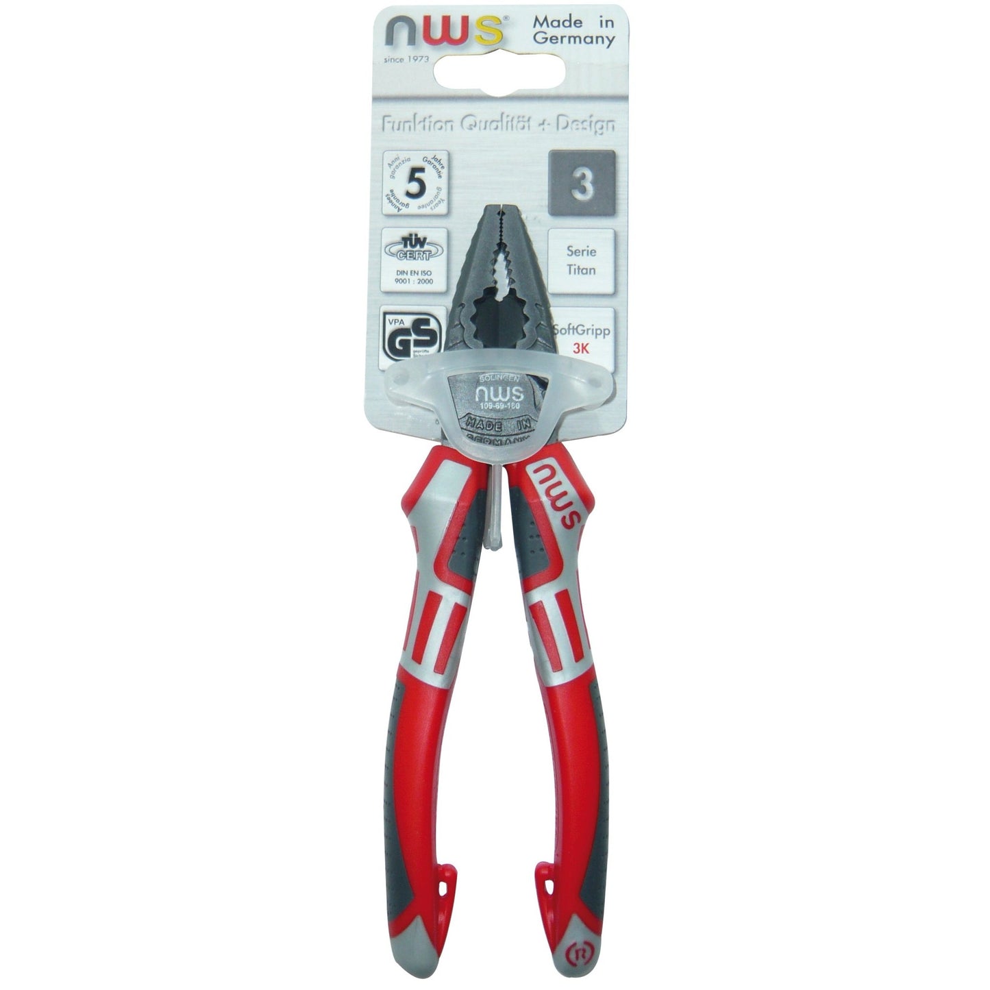 NWS-D - Individual perforated cardboard display suitable for the entire range of NWS pliers and tongs