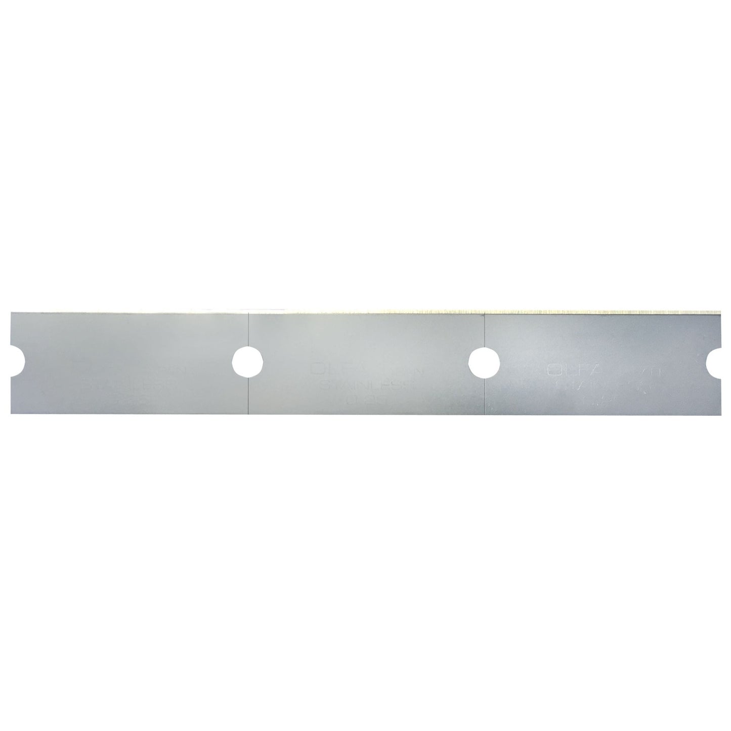 Olfa GSB-1S/30 - Pack of 30 stainless steel blades for GSR scraper
