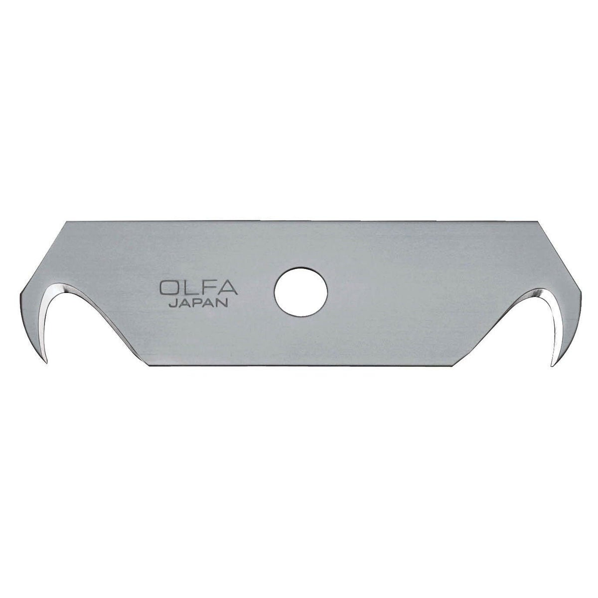 Olfa HOB-2 - Pack de 5 cuchillas-gancho 64x17,5x0,4 mm plateadas - Ferrotecnia