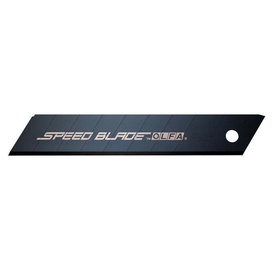 Olfa LFB-5B - Pack de 5 cuchillas troceables Speed Blade 18 mm negras - Ferrotecnia