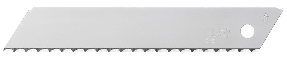 Olfa LWB - 3B - Pack de 3 cuchillas sólida con dentado ondulado 18mm plateadas - Ferrotecnia