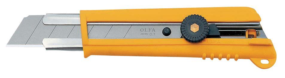 Olfa NH - 1 - Cúter con bloqueo manual y cuchilla de 25 mm - Ferrotecnia