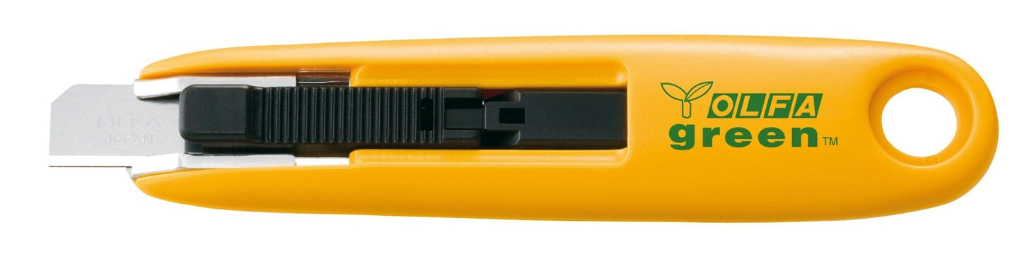 Olfa SK - 7GREEN - Cúter plástico reciclado con cuchilla trapezoidal de 12,5 mm - Ferrotecnia