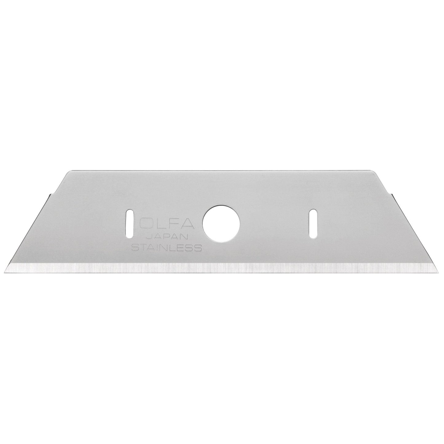 Olfa SKB-2S/10B - Pack de 10 cuchillas trapezoidales 17,5 mm de acero inoxidable