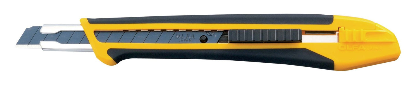 Olfa XA - 1 - Cúter con bloqueo automático, mango antideslizante y cuchilla de 9 mm - Ferrotecnia