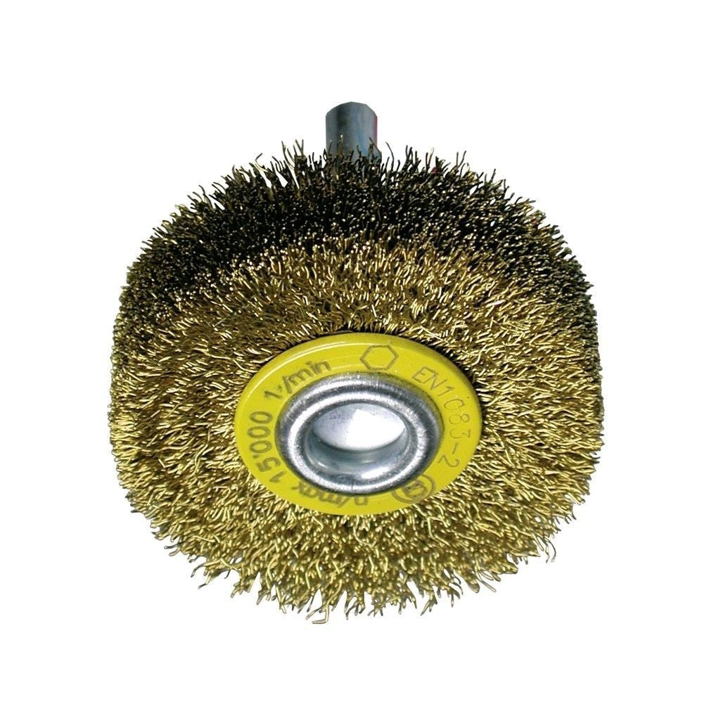 Osborn Cepillos circulares alambre ondulado - Vástago 6mm (Amoladora recta altas revoluciones)