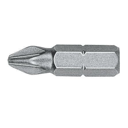 Witte Pozidriv (PZ) STANDARD tip 1/4" short guide (in industrial box)