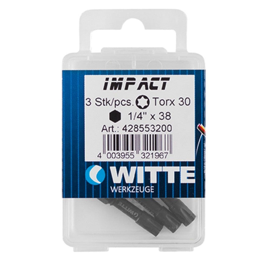 Witte Impact Bits in Plastic Box