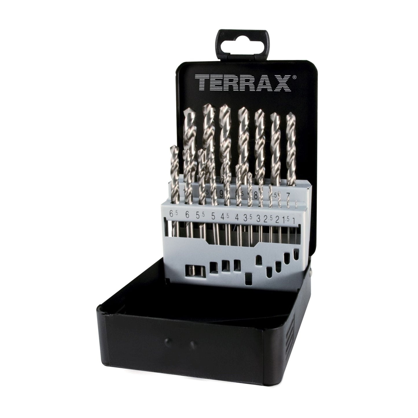 Terrax DIN 338 Type N HSS Ground Twist Drill Bit Sets