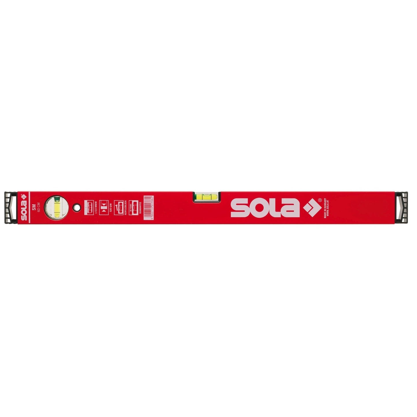 Sola Aluminum Spirit Level SM Red