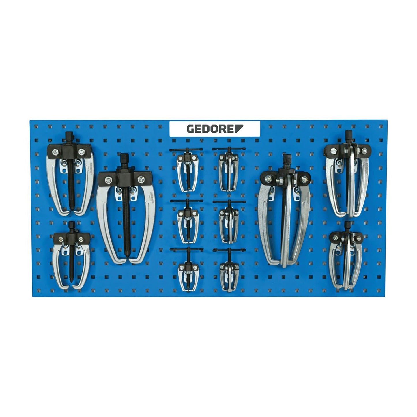 GEDORE 1.18/1.19 - 2 and 3 Leg Extractor Panel, 12 Pieces