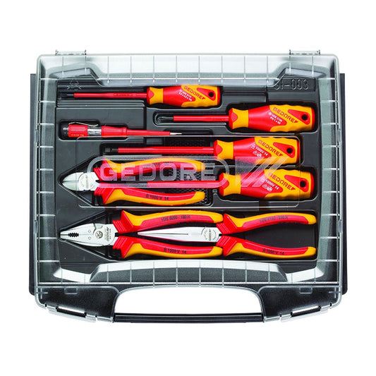 GEDORE 1101-003 VDE - 8 Piece VDE Pliers Set