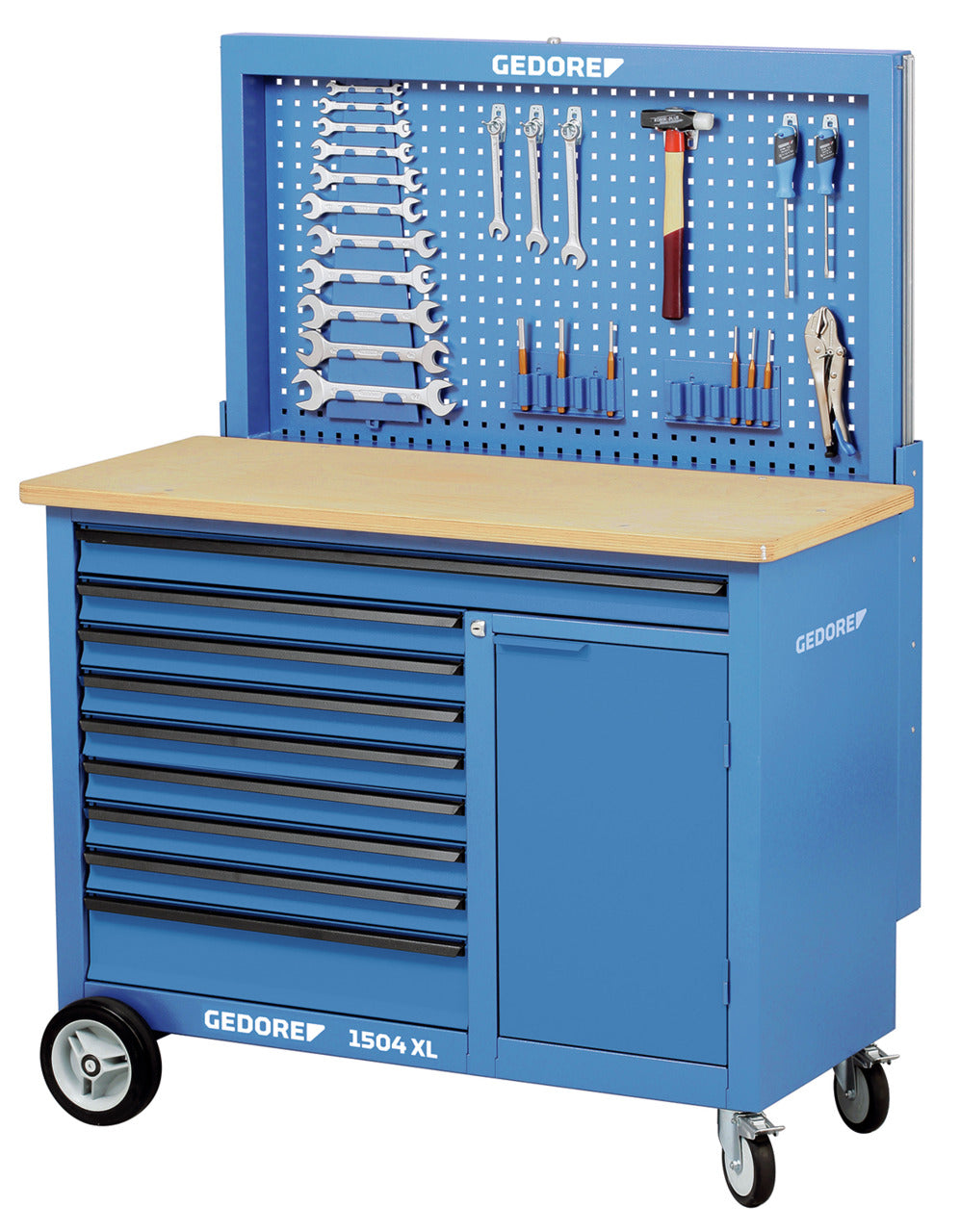 GEDORE 1504 XL 1710 - Mobile workbench 1.25 m wide