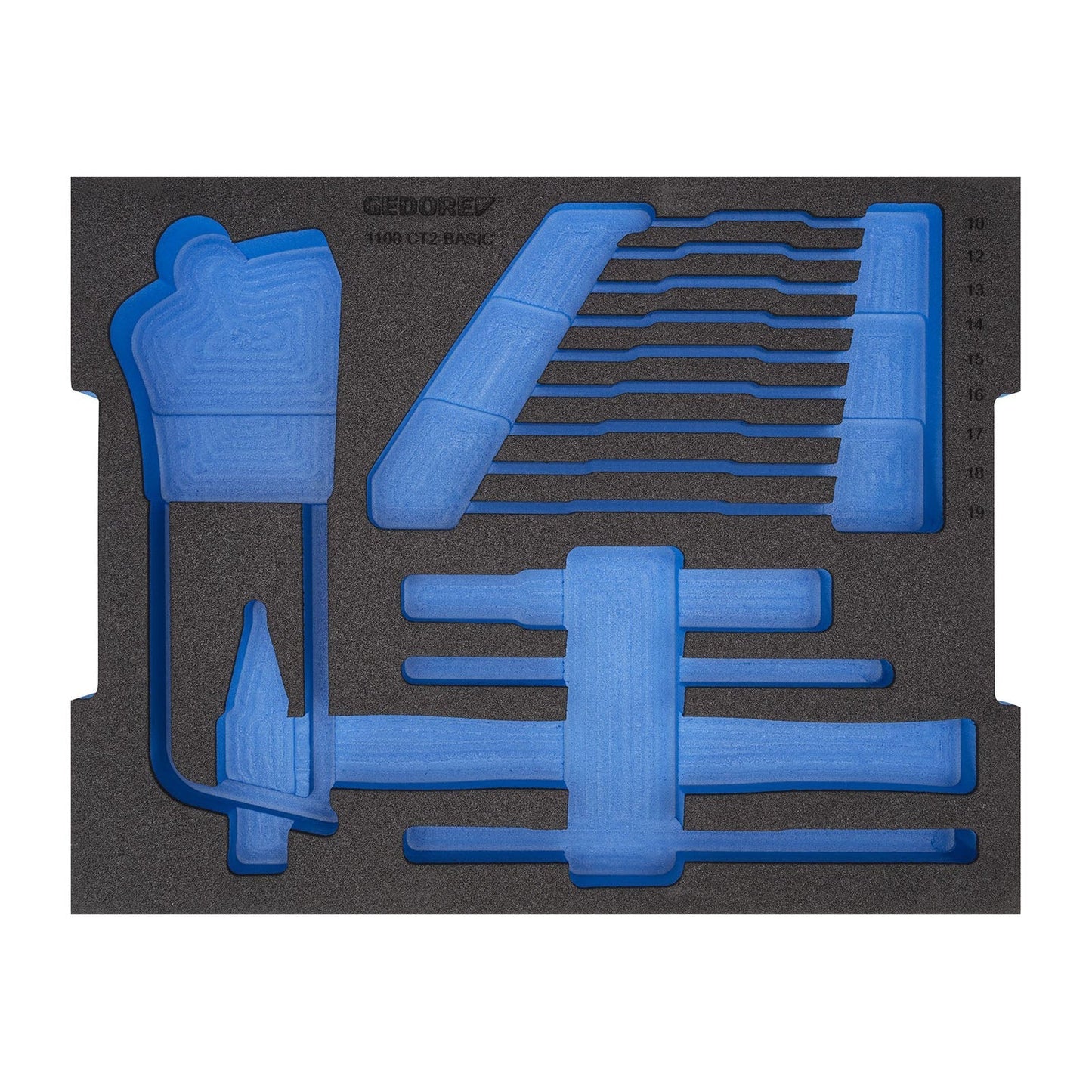 GEDORE EI-1100 CT2-BASIC - L-BOXX Foam - BASIC Assortment