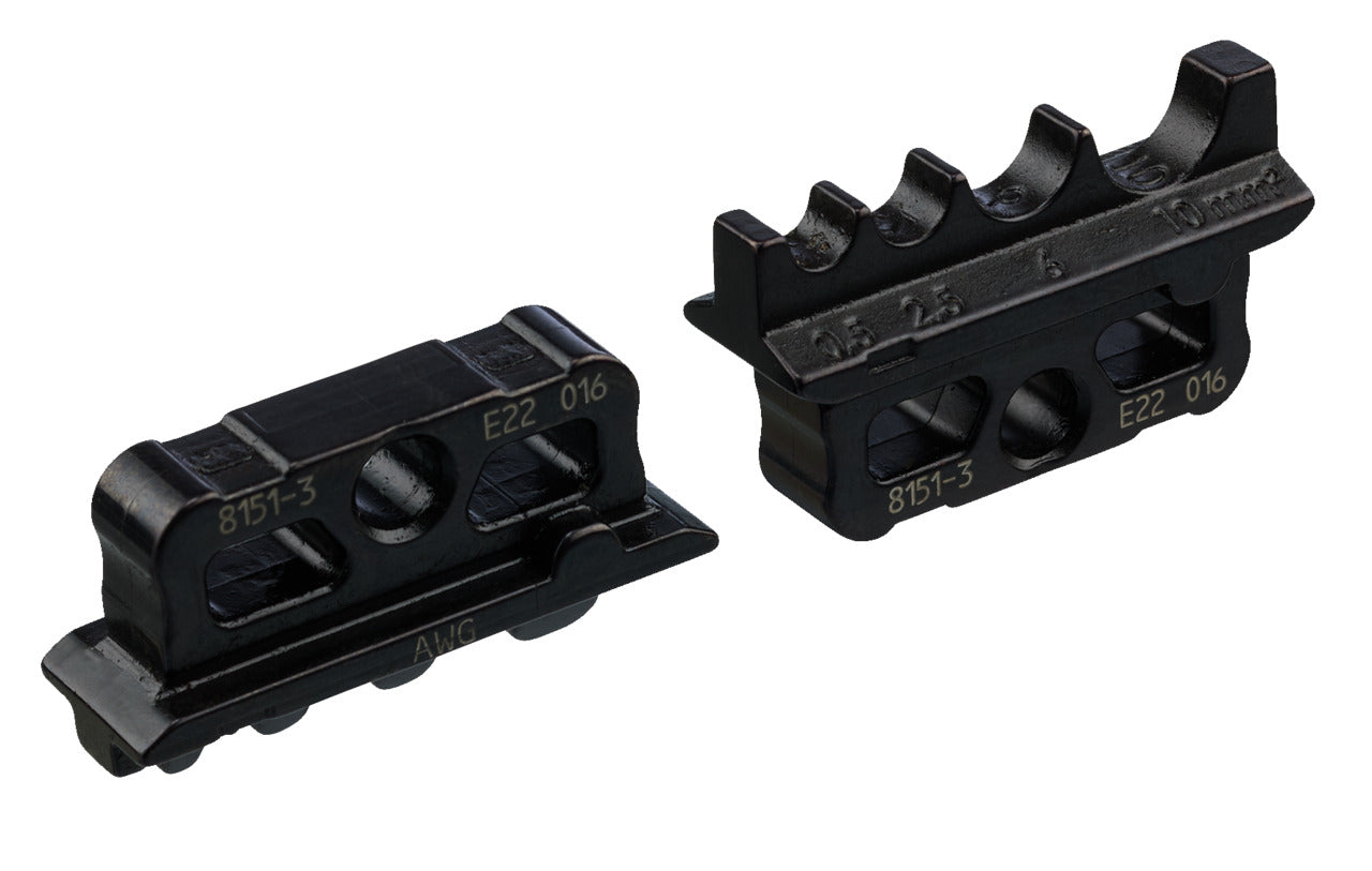 GEDORE 8151-3 - Jeu de matrices de sertissage pour connecteur Unisol.