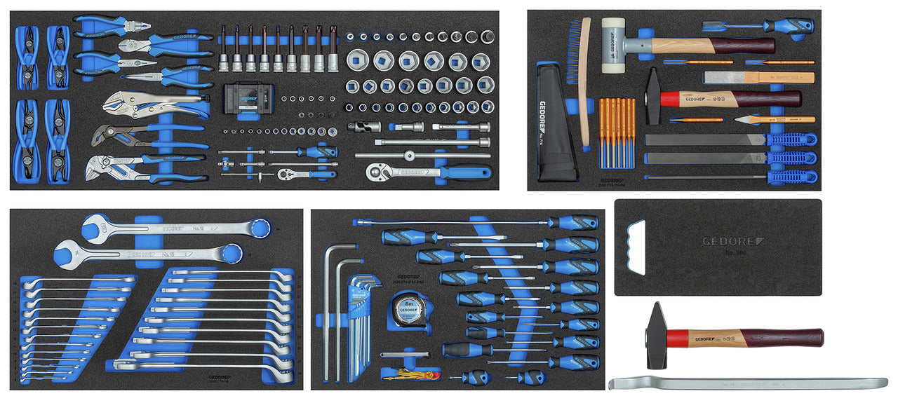 GEDORE 1504 XL-S-198 - Workbench with assortment