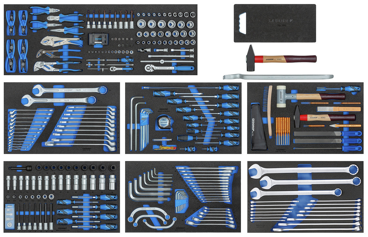 GEDORE 1504 XL-S-306 - Workbench with assortment