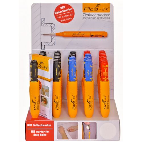 Pica - 150/20 - Expositor Ink Negro, Rojo, Azul - Ferrotecnia