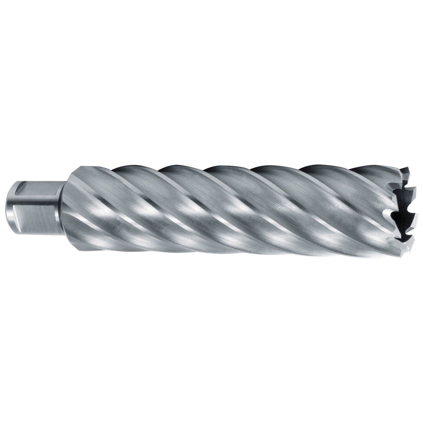 Foret à carotter Ruko HSS avec queue Weldon (3/4"), rectifié CBN, profondeur de coupe 110,0 mm