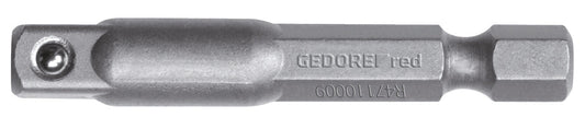 R47110009 - Adaptador de accionamiento 1/4" cuadrado x 1/4" hexagonal L=50 mm - Ferrotecnia