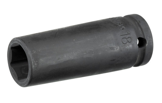 R63001815 - Vaso de impacto 1/2", hexagonal, 18 mm L=78 mm - Ferrotecnia
