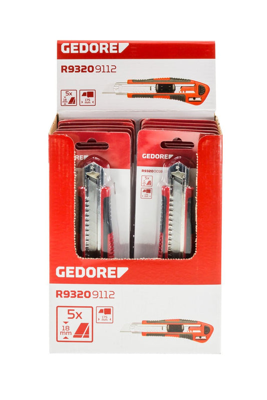 R93209112 - Display de punto de venta con 12 cutters de 18mm - Ferrotecnia