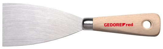 R93400060 - Espátula An. 60 mm, mango de madera con agujero - Ferrotecnia