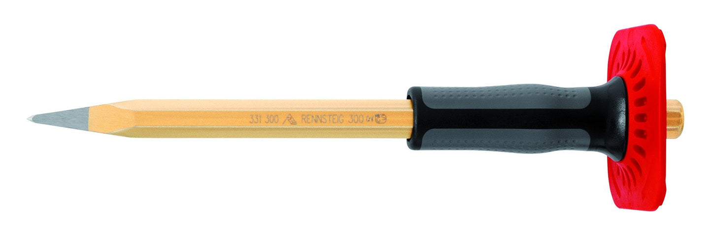 Rennsteig 331 300 0 - Puntero construcción Rennsteig con empuñadura protectora 300x18 mm. - Ferrotecnia