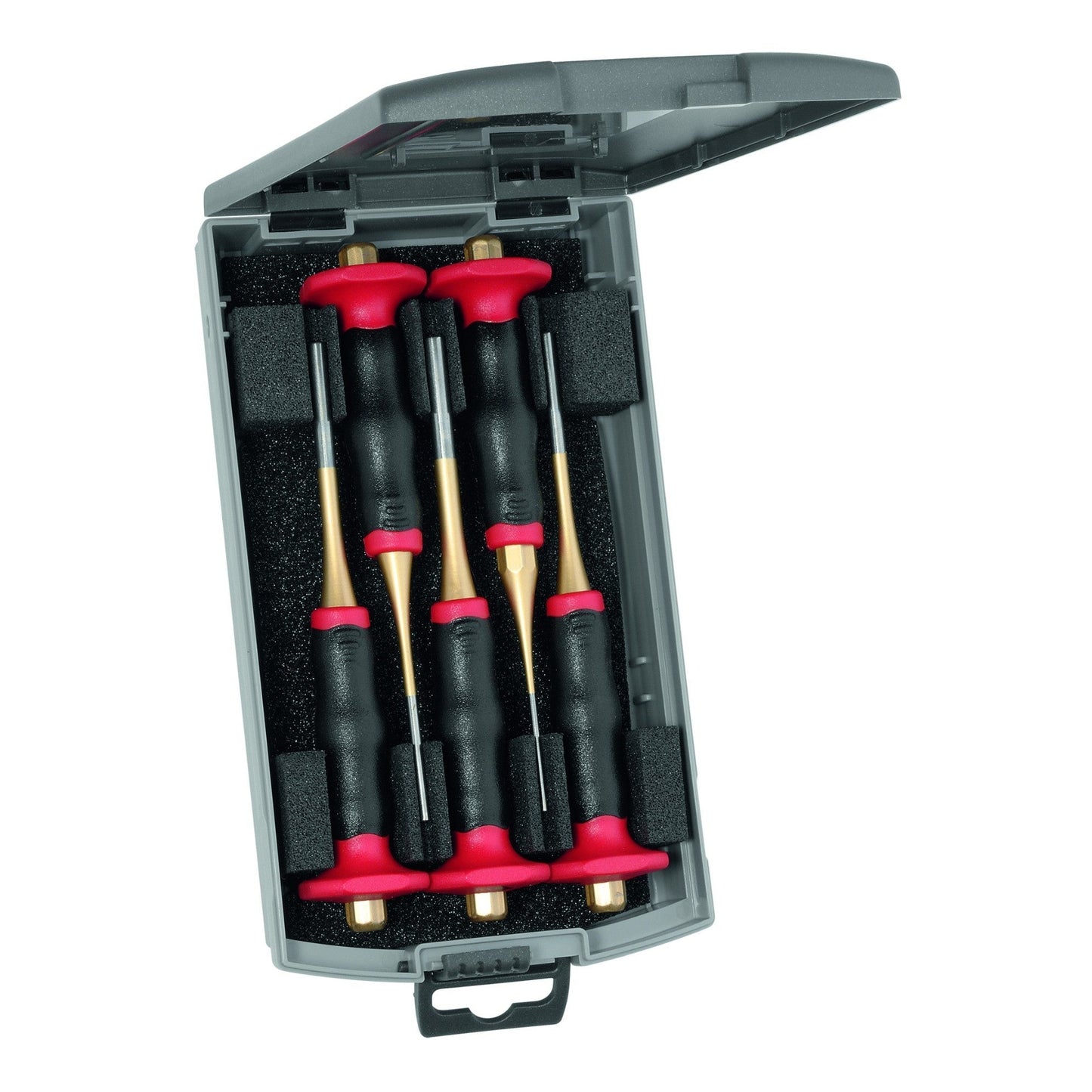 Rennsteig 425 152 0 - Estuche plástico con 5 botadores cilíndricos octogonales con empuñadura protectora Rennsteig