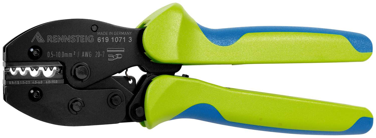 Rennsteig 619 1071 3 - Crimpadora Rennsteig para terminales tubulares y anulares sin aislar - Ferrotecnia