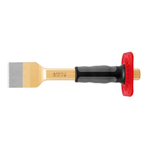 Rennsteig 386 050 1 - Cincel pala para rozas Rennsteig con empuñadura protectora 250x23x13 mm. con boca de 50 mm.