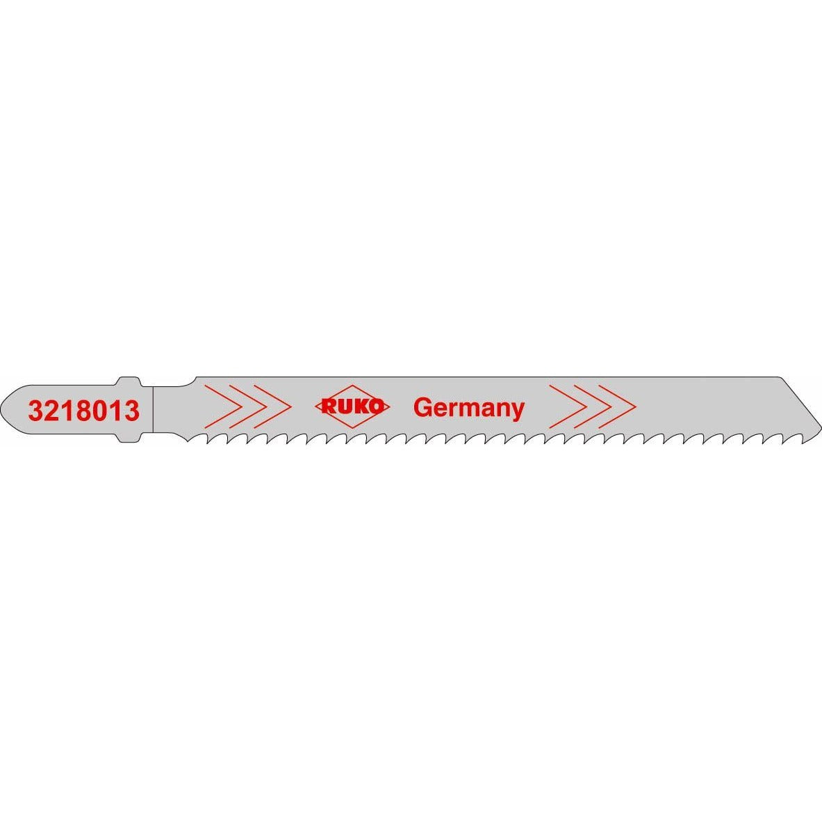 Ruko 3218013 - Pack de 5 sierras de calar HSS acero 100 mm (Equivalencia Bosch T 127 D)