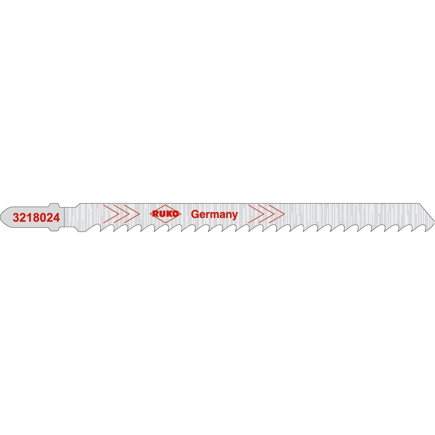 Ruko 3218024 - Pack of 5 HCS jigsaws, 132 mm steel (Bosch T 301 DL equivalent)