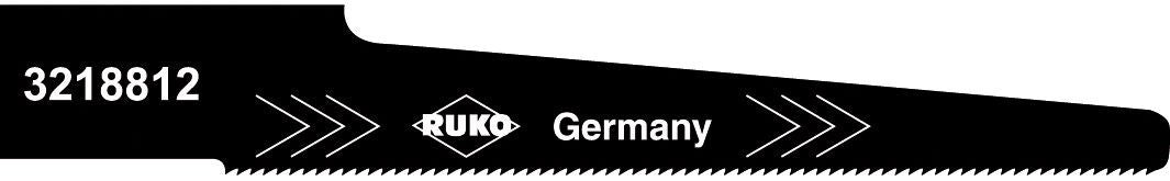 Ruko 3218812 - Pack de 5 sierras de calar acero de corte ultra rápido para sierras neumáticas de carrocería, 91,5 mm (paso 0,8 mm) - Ferrotecnia