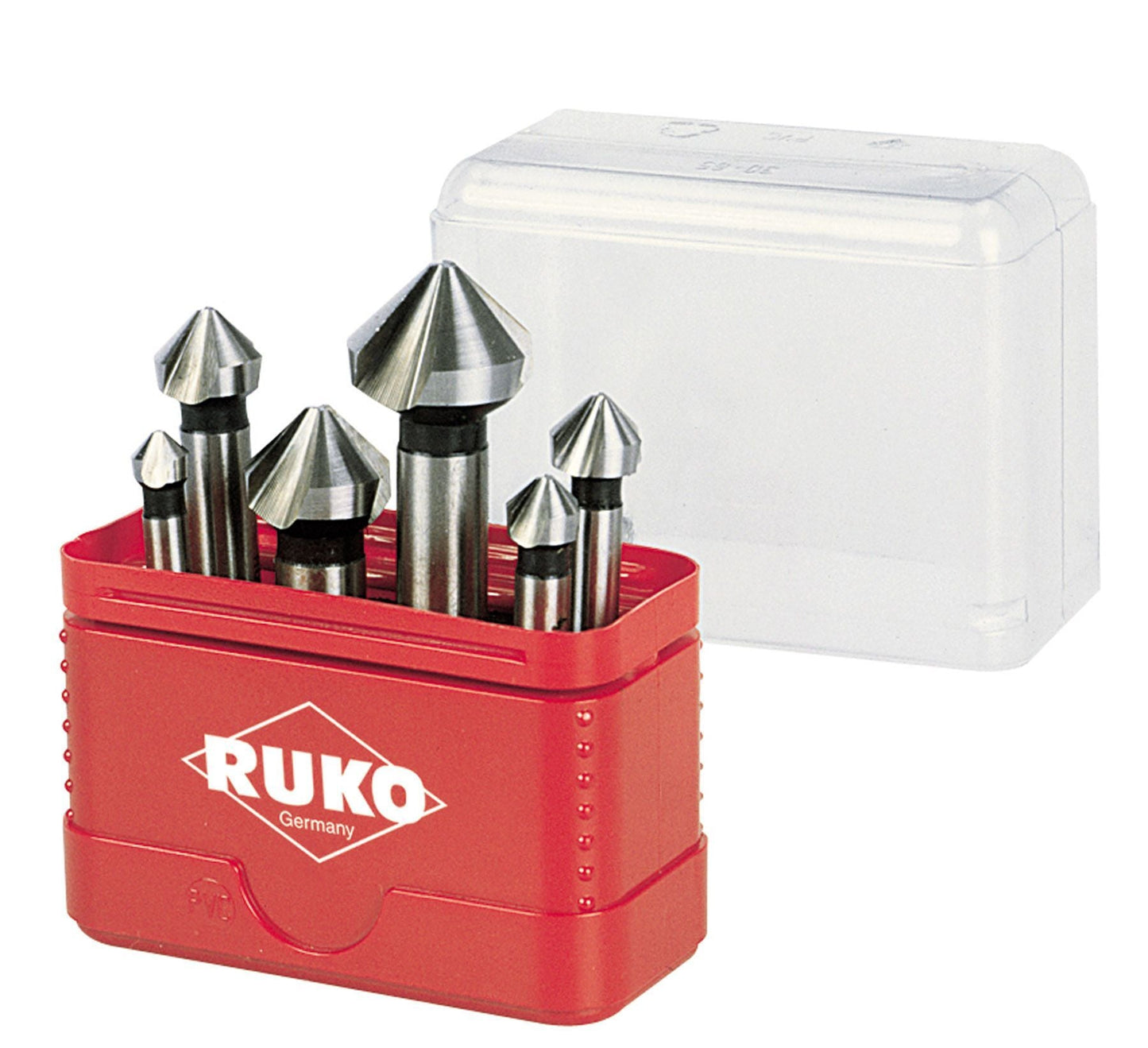 Ruko A102156 - Juego de 6 avellanadores cónicos, DIN 335 forma C - Ferrotecnia