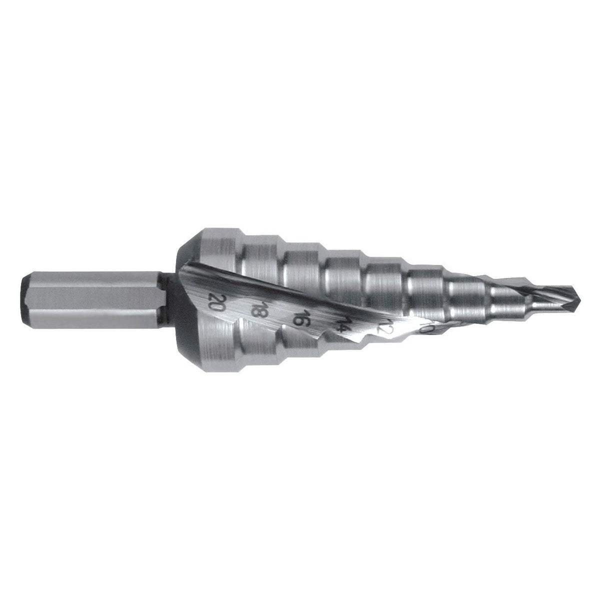 Ruko Broca escalonada HSS con mango hexagonal 1/4" - Ferrotecnia