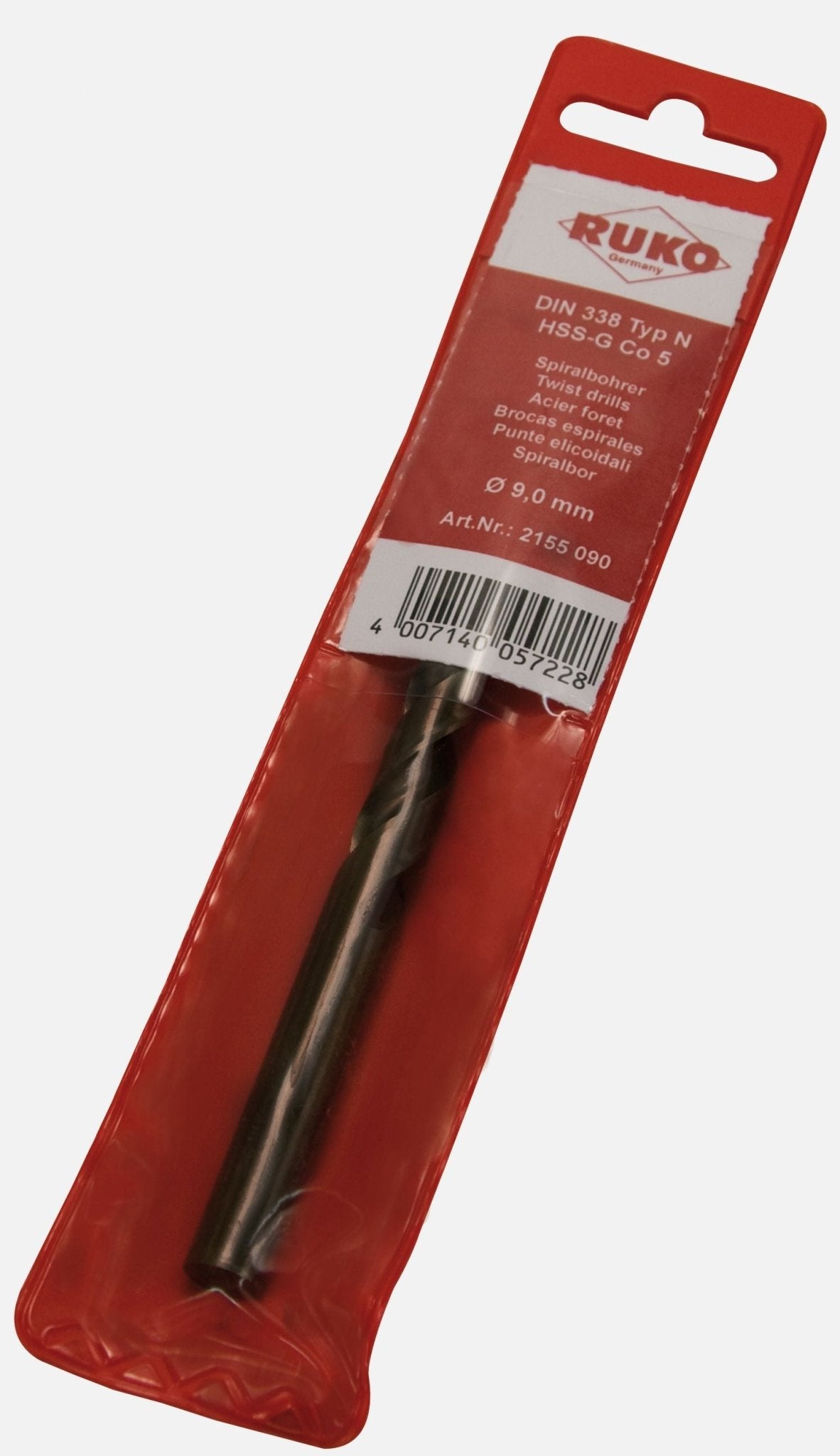 Ruko Broca helicoidal DiN 338 tipo N HSS - G vaporizada negra en bolsa de plástico - Ferrotecnia