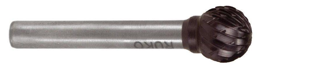 Ruko Fresas metal duro TiCN forma D - KUD Esférica - Ferrotecnia