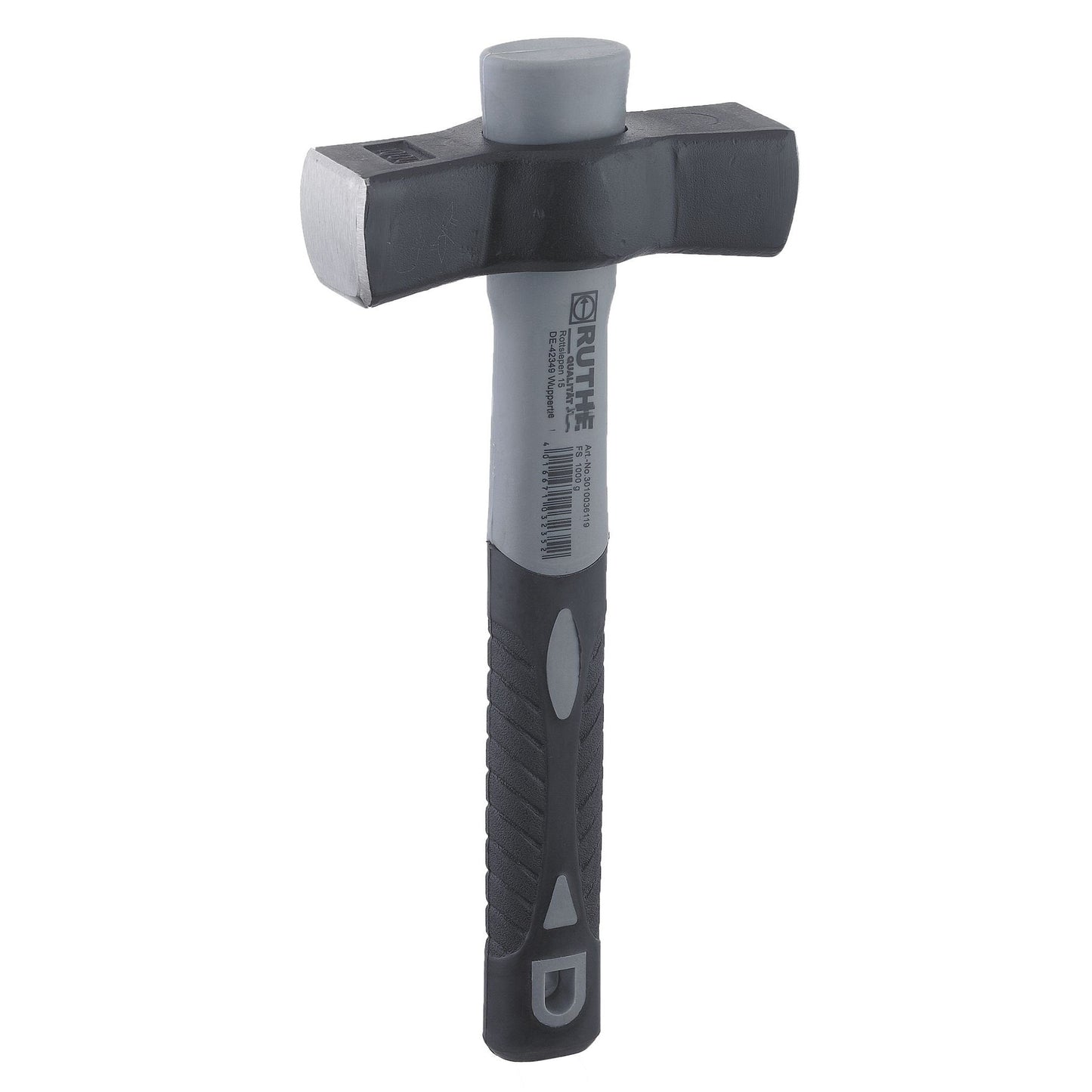 Ruthe 3010038119 - Maillet de maçon avec manche en fibre de verre (1000 g)