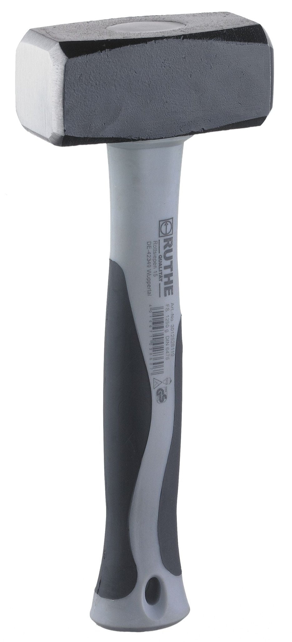 Ruthe Maceta de albañil cuadrada DIN 6475 con mango de fibra de vidrio - Ferrotecnia