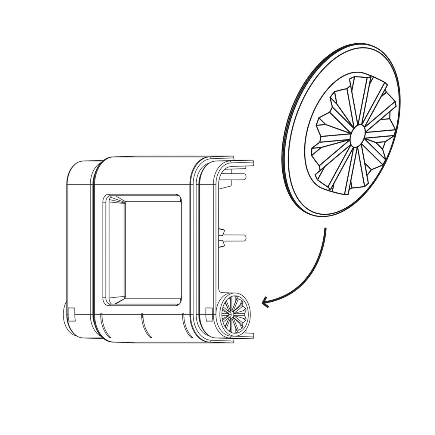 Scangrip 03.5281 - Recambio Gear for SITE LIGHT//UV-EXTREM