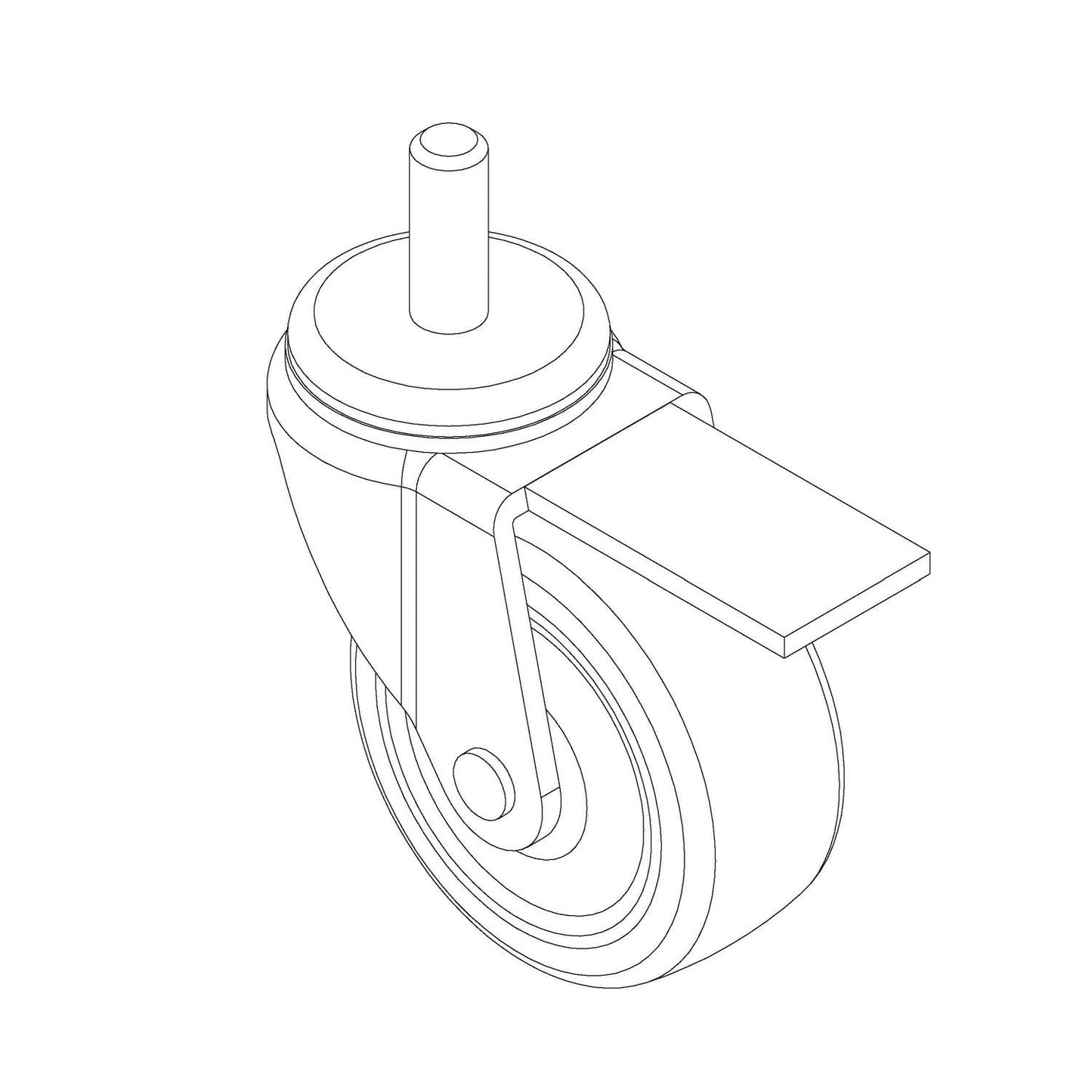 Scangrip 03.5787 - Recambio WHEEL FOR WHEEL STAND - LOCK