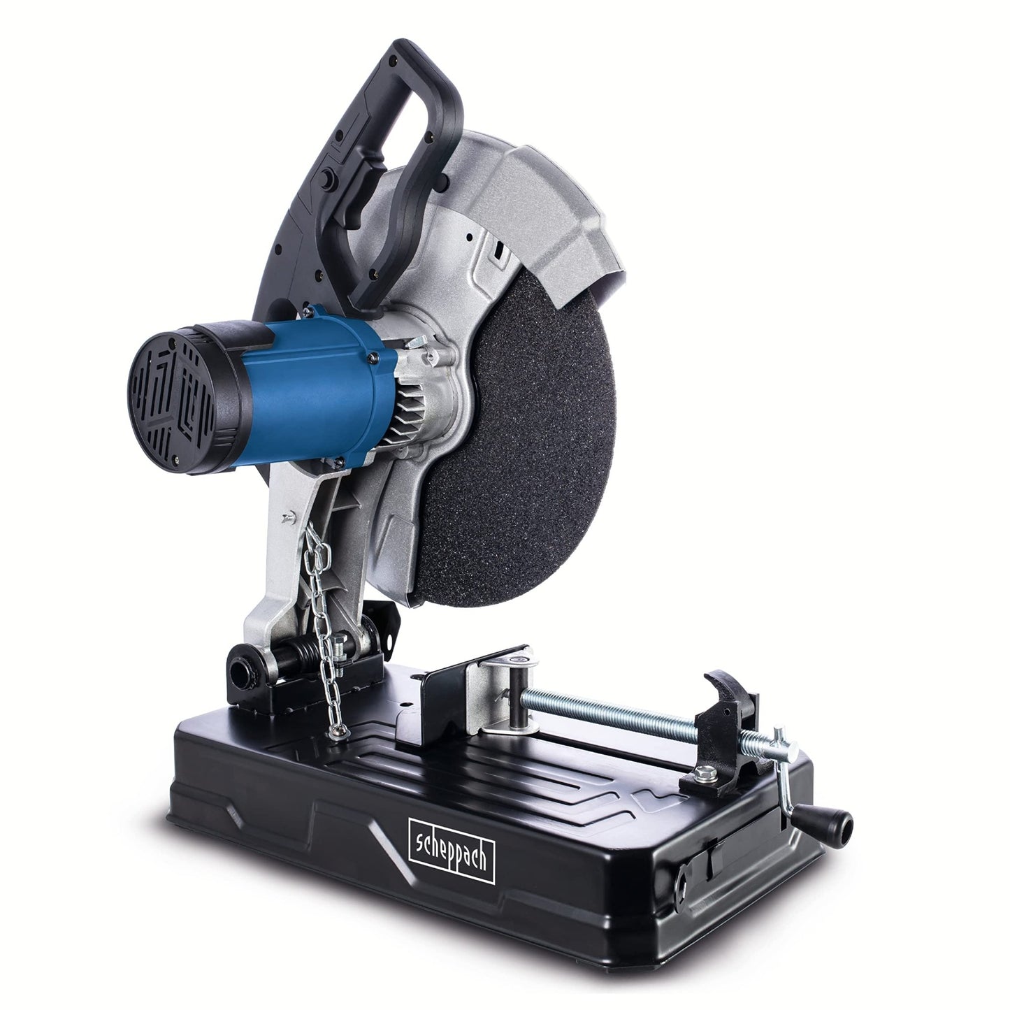 Scheppach 5903703901 - Tronzadora de metal MT150, 2600 W, Disco de 355 mm, Altura de corte 115 mm