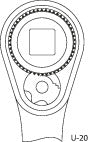 19 V20U-20 - Juego de Vasos Hex 1/4" + 1/2" (1550691)